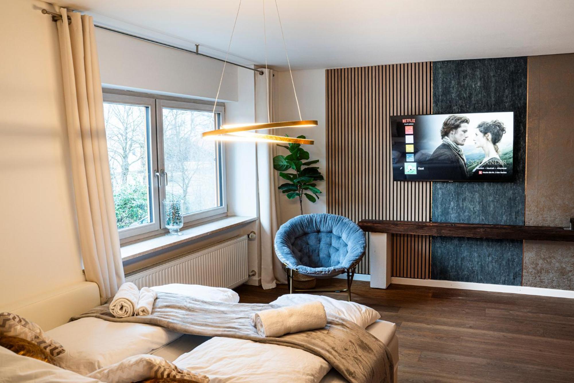 130M2 Loft - Balkon, Smart Tv, Badewanne, Kaffee Daire Rosenheim Dış mekan fotoğraf
