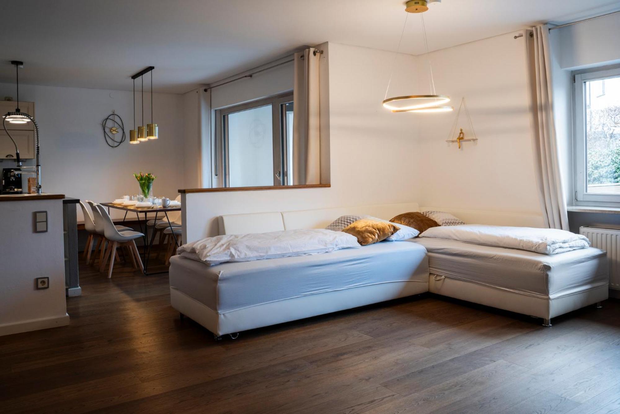 130M2 Loft - Balkon, Smart Tv, Badewanne, Kaffee Daire Rosenheim Dış mekan fotoğraf